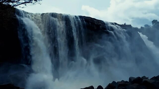 Athirapilly water fall kerala 4k Visual kerala forest, kerala, indian tree, indian forestry, indianforest, indiaforest,, nature kerala,india,indiawaterfall,