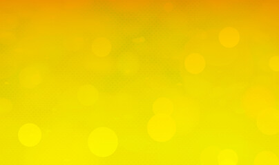 Yellow bokeh background banner for Party, ad, event, poster and various design works