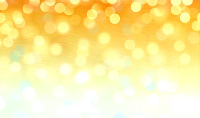 Yellow bokeh background banner for Party, ad, event, poster and various design works
