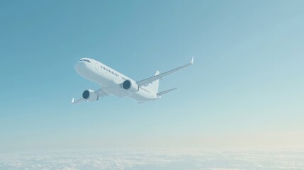 Airplane in the sky