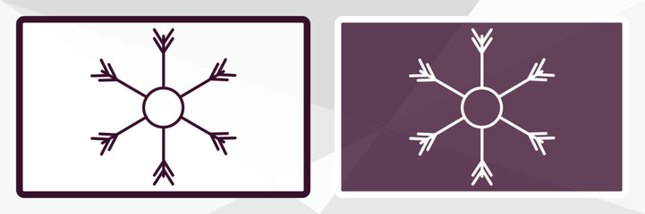 cold outline icon. Linear vector from weather concept. Thin line white and black cold icon isolated on white and dark background