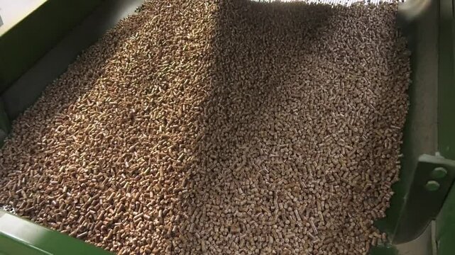 Pellet production process for home heating