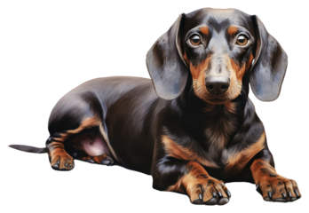 PNG Dachshund animal mammal hound.