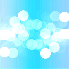 Blue bokeh background for banner, poster, event, celebrations, story, and various design works