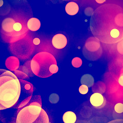 Purple bokeh background for banner, poster, event, celebrations, story, and various design works