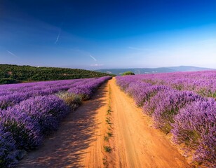 Camino entre Lavandas
