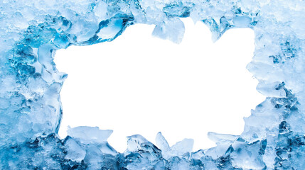 Ice frame isolated, frozen border effect, blue cold design, winter frost texture, transparent snow pattern, cracked glass elements, arctic decoration set, icy backdrop collection, cool motif