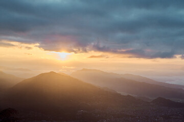 Sonnenaufgang in Nepal