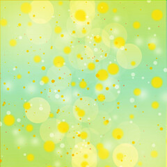 Yellow bokeh background for banner, poster, event, celebrations, story, and various design works