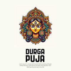 Obraz premium Durga Puja And Navratri Celebration 2025