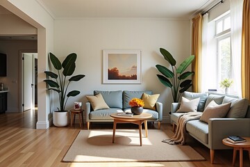 A vibrant decor throughout their freshly designed home