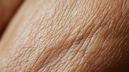 Macro shot of human skin texture