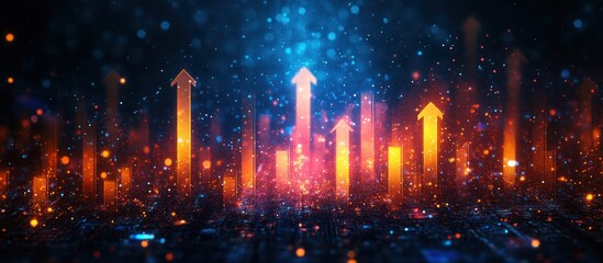 Fototapeta premium Growth and Success Abstract