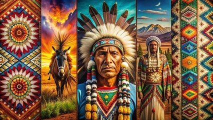 Stunning Native American Themed Wallpapers Featuring Nature, Culture, and Traditional Patterns
