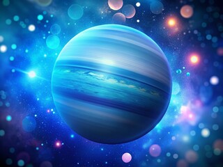 Stunning Neptune PNG with Transparent Background for Creative Design and Space-Themed Projects