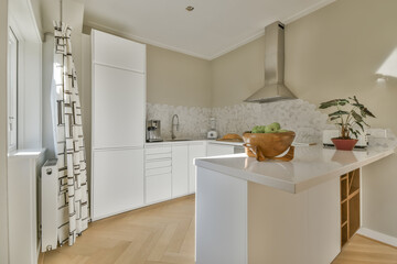 Modern kitchen interior with elegant design