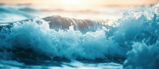 Fototapeta premium Ocean Wave Crashing