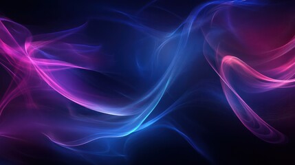 Obraz premium Blue and Purple Dark Abstract Background for Futuristic Designs
