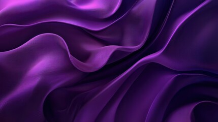 Obraz premium Dark Violet Wide Banner Background with Rich Color Depth