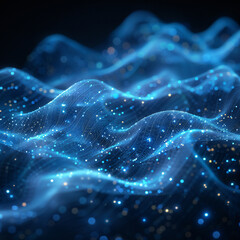 Naklejka premium abstract blue background