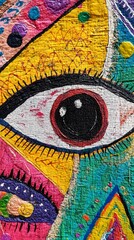 Classical Madhubani Painting Art, Abstract Image, Texture, Pattern Background, Wallpaper, Cover and Screen for Smartphone, PC, Laptop, 9:16 and 16:9 Aspect Ratio