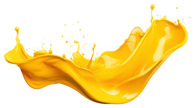 Mustard splash abstract beverage vibrant.