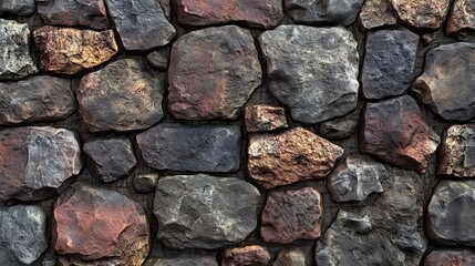Seamless Texture of Stone and Brick for Architectural Design Projects