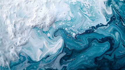 Boho Sea Beach with Waves with Sun Under The Sea abstract
