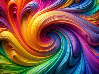 Vibrant Abstract Background with Colorful Swirls and Gradients for Creative Design Projects