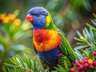 Vibrant Australian Birds in Natural Habitat Showcasing Unique Colors and Diverse Species
