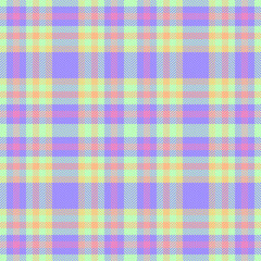 Home tartan fabric pattern, deco vector seamless check. Vibrant background texture plaid textile in indigo and light colors.