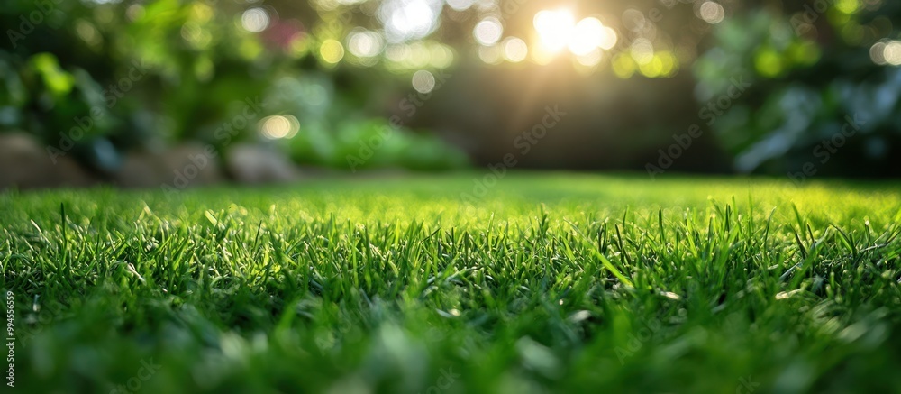 Canvas Prints Green Grass Field Close Up