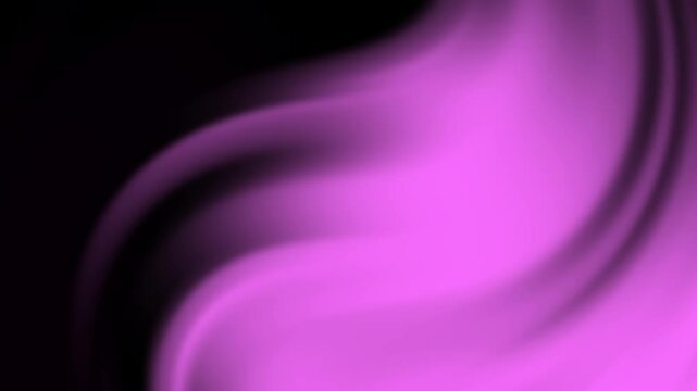 Glowing magenta pink and purple gradient flow on black background, dark black purple violet , color gradient abstract background