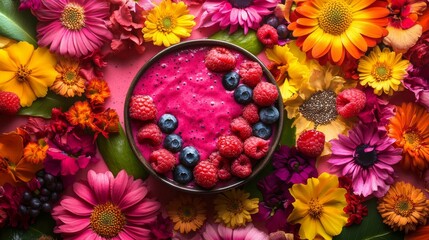 In this Smoothie Bowl, you'll find superfood and fruits with adaptogenic ingredients