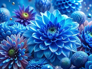 Vibrant Free Blue Background for Creative Projects, Design, and Digital Art Applications