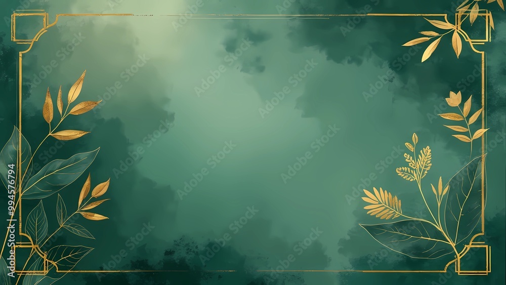 Fototapete simple and vintage style menu background. in watercolor style. the color palette should be primarily