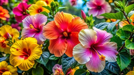 Vibrant Hibiscus Flower Images Showcasing Nature's Beauty in Colorful Floral Arrangements and Gardens