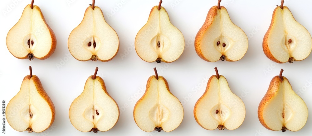 Canvas Prints Halved Pears Pattern