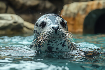 A family visiting a local zoo or aquarium, exploring exhibits and learning about animals.