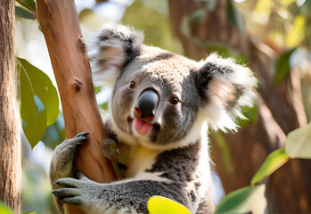 koala in tree