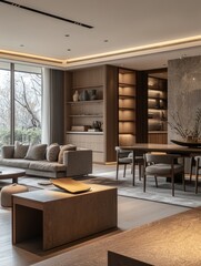 Obraz premium residential building with three bedrooms and two living rooms 