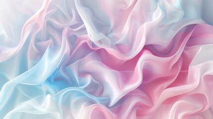 Obraz premium Gentle pastel gradient featuring shades of blush pink and pale blue, perfect for a soft and feminine design