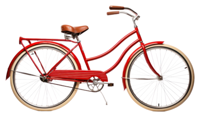 PNG  Red bicycle tricycle vehicle wheel.