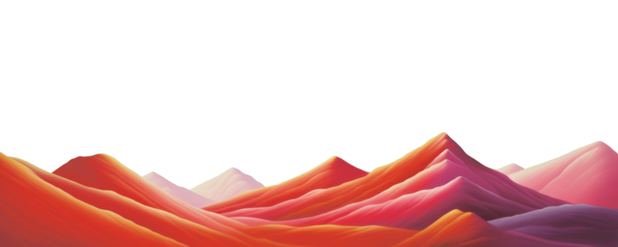 PNG Mountain sky art backgrounds.