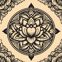  Coloring page featuring mandalas