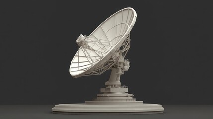 Satellite Dish on a Platform