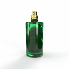 perfume bottle isolated. 3D rendering