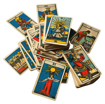 PNG Tarot cards game representation creativity.