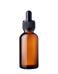 Fototapeta premium Amber glass dropper bottle