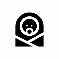 happy newborn icon sign vector